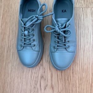 Mishka Blue Vegan Leather Sneakers 37